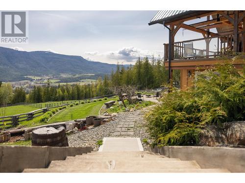 310 Grandview Bench Road, Grindrod, BC - Outdoor With Deck Patio Veranda With View