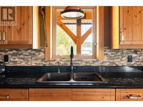 310 Grandview Bench Road, Grindrod, BC - Indoor Photo Showing Kitchen With Double Sink