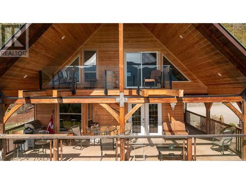 310 Grandview Bench Road, Grindrod, BC - Outdoor With Deck Patio Veranda With Exterior