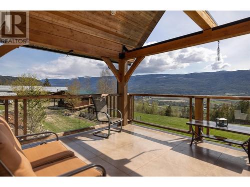 310 Grandview Bench Road, Grindrod, BC - Outdoor With Deck Patio Veranda With View With Exterior