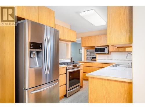 7444 Old Stamp Mill Road, Vernon, BC - Indoor Photo Showing Kitchen With Double Sink