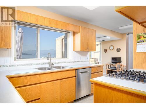 7444 Old Stamp Mill Road, Vernon, BC - Indoor Photo Showing Kitchen With Double Sink