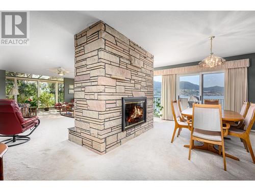 7444 Old Stamp Mill Road, Vernon, BC - Indoor With Fireplace