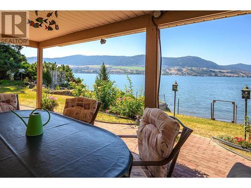 7444 Old Stamp Mill Road, Vernon, BC - Outdoor With Body Of Water With Deck Patio Veranda With View