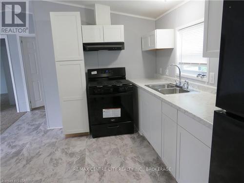 128 - 198 Springbank Drive, London, ON - Indoor Photo Showing Kitchen With Double Sink