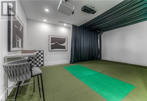 Golf Simulator - 1880 Gordon Street Unit# 809, Guelph, ON - Indoor Photo Showing Other Room