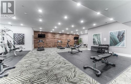 Fitness Centre - 1880 Gordon Street Unit# 809, Guelph, ON - Indoor Photo Showing Gym Room