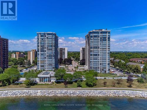 #1905 -2170 Marine Dr, Oakville, ON - Outdoor With Body Of Water With Facade With View