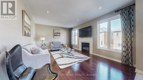 12 Hubner Avenue, Markham, ON - Indoor Photo Showing Living Room With Fireplace
