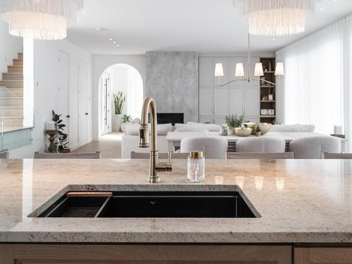 Kitchen - 2220 Route 132 E., Rimouski, QC - Indoor Photo Showing Kitchen With Double Sink