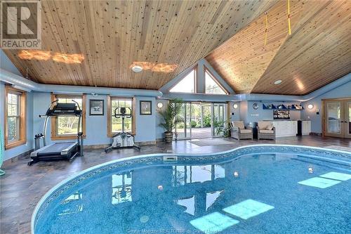 660 Saint Charles Sud, Saint-Charles, NB - Indoor Photo Showing Other Room With In Ground Pool