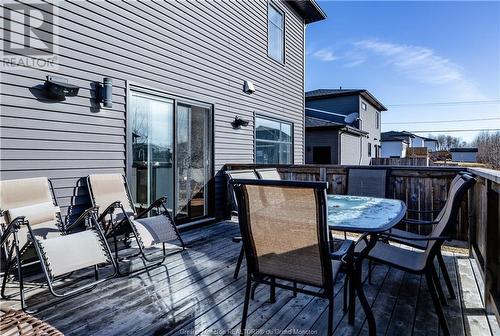 10 Francfort Cres, Moncton, NB - Outdoor With Deck Patio Veranda With Exterior