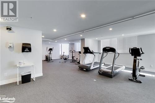 181 Collier Street Unit# Ph-1502, Barrie, ON - Indoor Photo Showing Gym Room