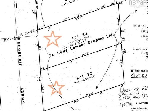 Lot 22/23 Trafalgar Road, Sheet Harbour, NS 