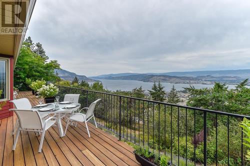 1837 Shaleridge Place, West Kelowna, BC - Outdoor With Body Of Water With Deck Patio Veranda With View With Exterior