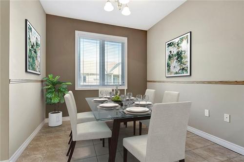 VIRTUALLY STAGED - 4 Mckinnell Lane, Binbrook, ON - Indoor Photo Showing Dining Room