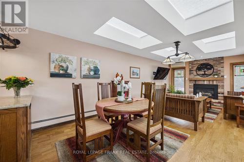 173 Maple Street, Uxbridge, ON - Indoor Photo Showing Dining Room With Fireplace