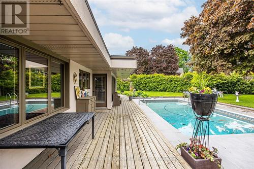 173 Maple Street, Uxbridge, ON - Outdoor With In Ground Pool With Deck Patio Veranda