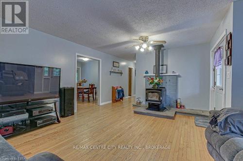 12019 Greystead Drive, Middlesex Centre, ON - Indoor Photo Showing Living Room With Fireplace