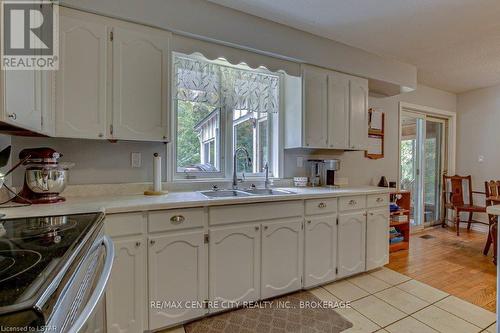 12019 Greystead Drive, Middlesex Centre, ON - Indoor Photo Showing Kitchen With Double Sink