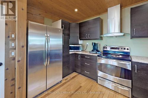 4017 Dalrymple Drive, Ramara, ON - Indoor Photo Showing Kitchen With Stainless Steel Kitchen