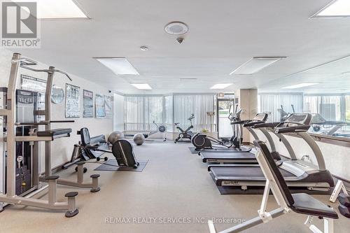 #1009 -26 Hanover Rd, Brampton, ON - Indoor Photo Showing Gym Room