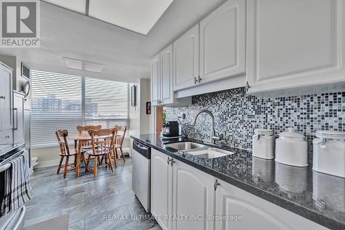 901 - 75 King Street E, Mississauga, ON - Indoor Photo Showing Kitchen With Double Sink With Upgraded Kitchen