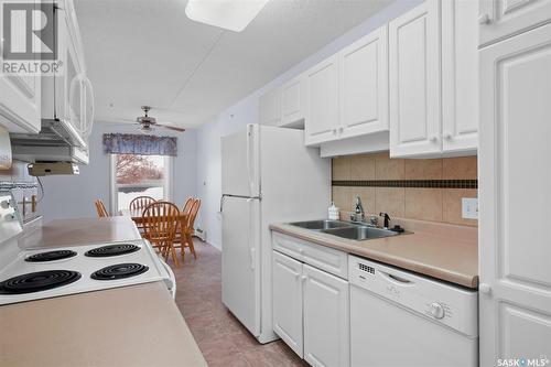 207 2501 1St Avenue W, Prince Albert, SK - Indoor Photo Showing Kitchen With Double Sink