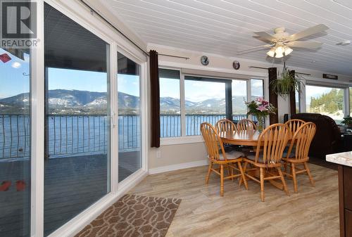 3181 Eagle Bay Road, Eagle Bay, BC -  Photo Showing Dining Room With Body Of Water