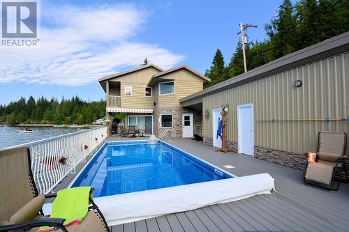3181 Eagle Bay Road, Eagle Bay, BC - Outdoor With In Ground Pool With Deck Patio Veranda With Exterior