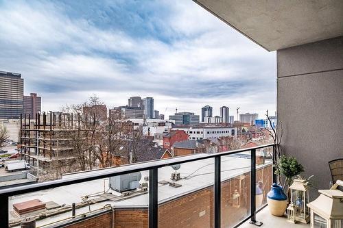 181 James Street N|Unit #609, Hamilton, ON - Outdoor With Balcony With View With Exterior