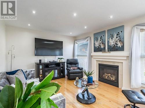 13 Teston Street, Brampton, ON - Indoor Photo Showing Living Room With Fireplace