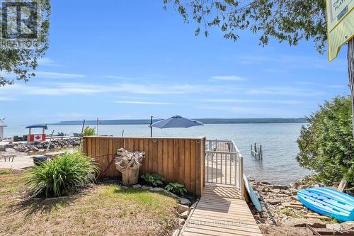 239 Mallory Beach Rd, South Bruce Peninsula, ON - Outdoor With Body Of Water With Deck Patio Veranda With View