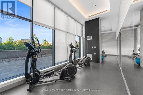 #908 -100 Eagle Rock Way, Vaughan, ON - Indoor Photo Showing Gym Room