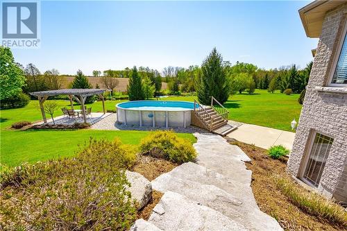 411317 Southgate Sideroad 41, Southgate, ON - Outdoor With Above Ground Pool With Backyard