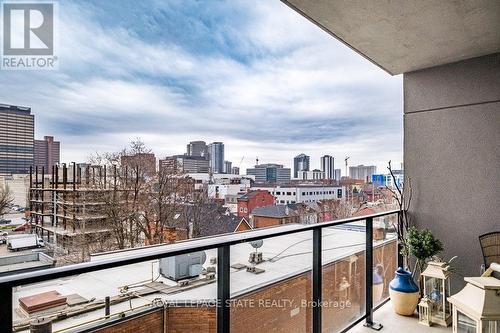 609 - 181 James Street N, Hamilton, ON - Outdoor With Balcony With View With Exterior