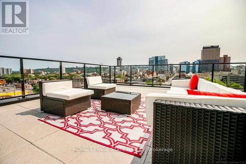 #609 -181 James St N, Hamilton, ON - Outdoor With Deck Patio Veranda With View