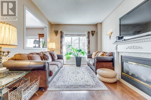 #Upper -1038 Agram Dr, Oakville, ON - Indoor Photo Showing Living Room With Fireplace
