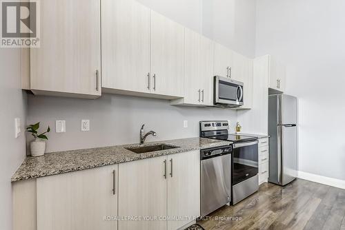 101 - 65 Yorkland Boulevard, Brampton, ON - Indoor Photo Showing Kitchen With Upgraded Kitchen