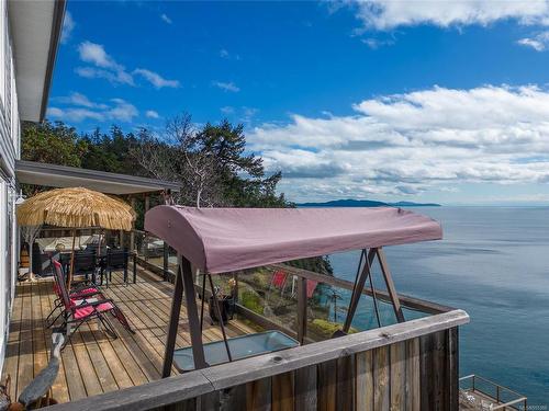 38227 Schooner Way, Pender Island, BC - Outdoor With Body Of Water With Deck Patio Veranda With View