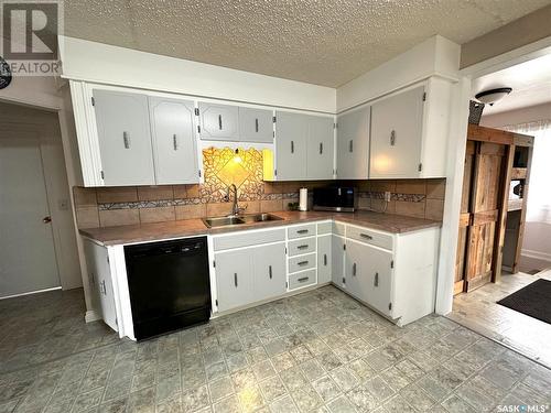 393 5Th Avenue Se, Swift Current, SK - Indoor Photo Showing Kitchen With Double Sink