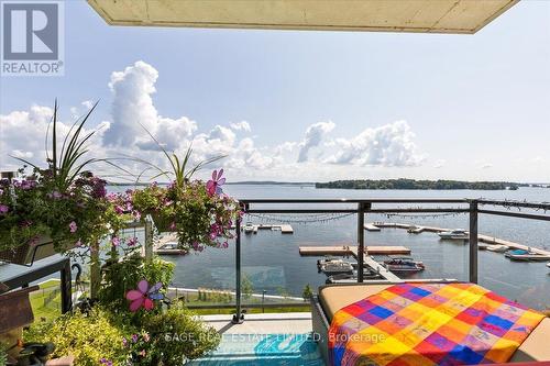 #409 -129 South St, Gananoque, ON - Outdoor With Body Of Water With Balcony With View
