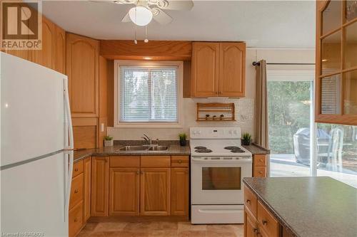 122 St. Edmunds Crescent, Sauble Beach, ON - Indoor Photo Showing Kitchen With Double Sink