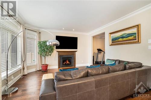 369 Bamburgh Way, Ottawa, ON - Indoor Photo Showing Living Room With Fireplace