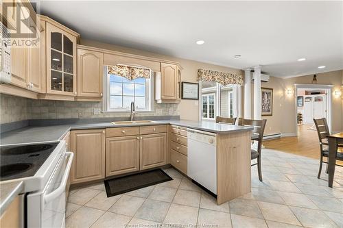 2306 Acadie Rd, Cap Pele, NB - Indoor Photo Showing Kitchen With Double Sink