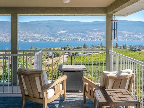 7012 Happy Valley Road, Summerland, BC - Outdoor With Body Of Water With Deck Patio Veranda With View With Exterior