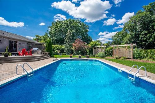 721 Courtland Place, Burlington, ON - Outdoor With In Ground Pool With Backyard