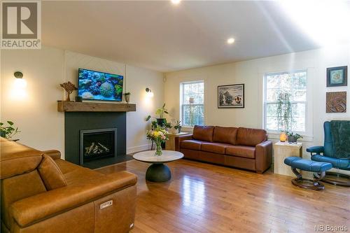 51 Country Wood Lane, Fredericton, NB - Indoor Photo Showing Living Room With Fireplace