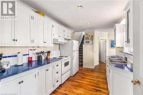 18 Cape Chin North Shore Road, North Bruce Peninsula, ON - Indoor Photo Showing Kitchen With Double Sink