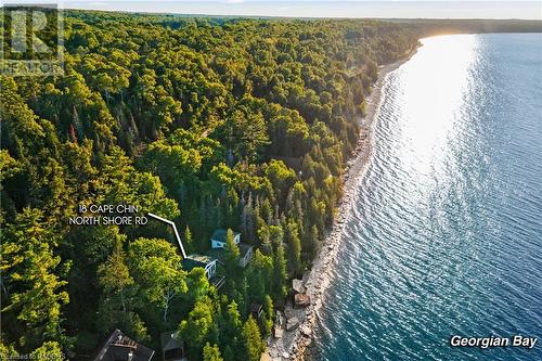 18 Cape Chin North Shore Road, North Bruce Peninsula, ON - Outdoor With Body Of Water With View